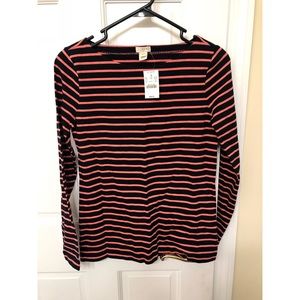 Striped long sleeve T-shirt